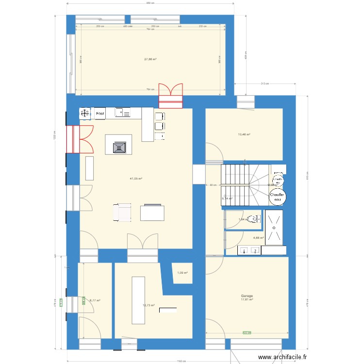ChezMamie_RDC_Version_MS. Plan de 17 pièces et 246 m2
