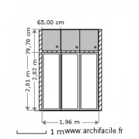 Placard chambre avec portes 2