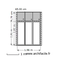 Placard chambre avec portes 2