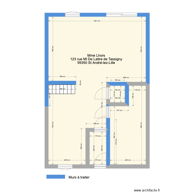 Plan LHORS. Plan de 0 pièce et 0 m2