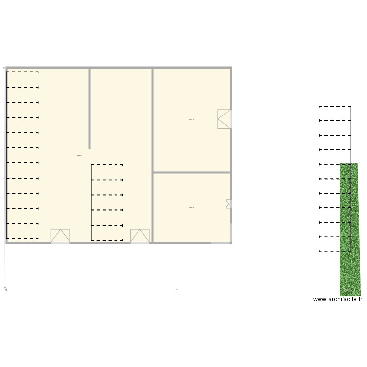 depot mours. Plan de 0 pièce et 0 m2