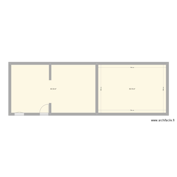 Maison projet. Plan de 0 pièce et 0 m2