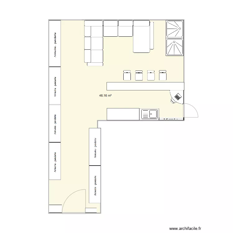 Bar br&eacute;guet TERCE. Plan de 