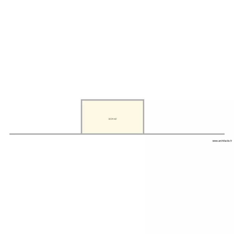 plan de coupe avant travaux. Plan de 