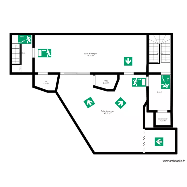 CHINOIS AUBERVILLIERS 2. Plan de 