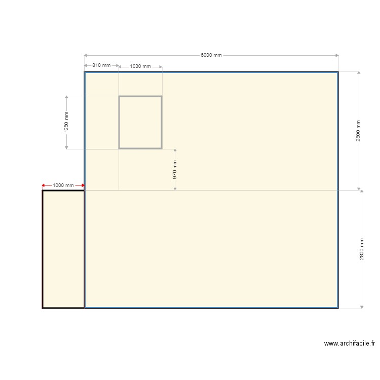 7m 4 vid. Plan de 0 pièce et 0 m2