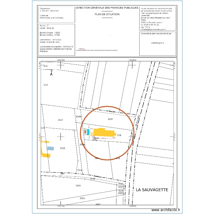 GRANDPIERRE. Plan de 0 pièce et 0 m2