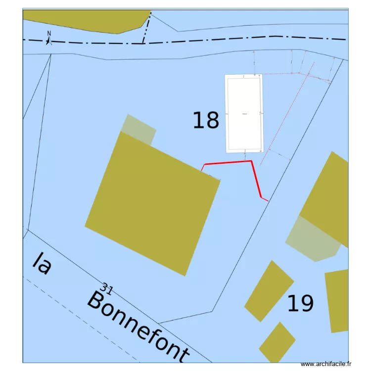 Piscine2. Plan de 