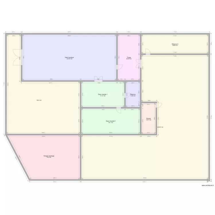 Croix rouge 2 . Plan de 