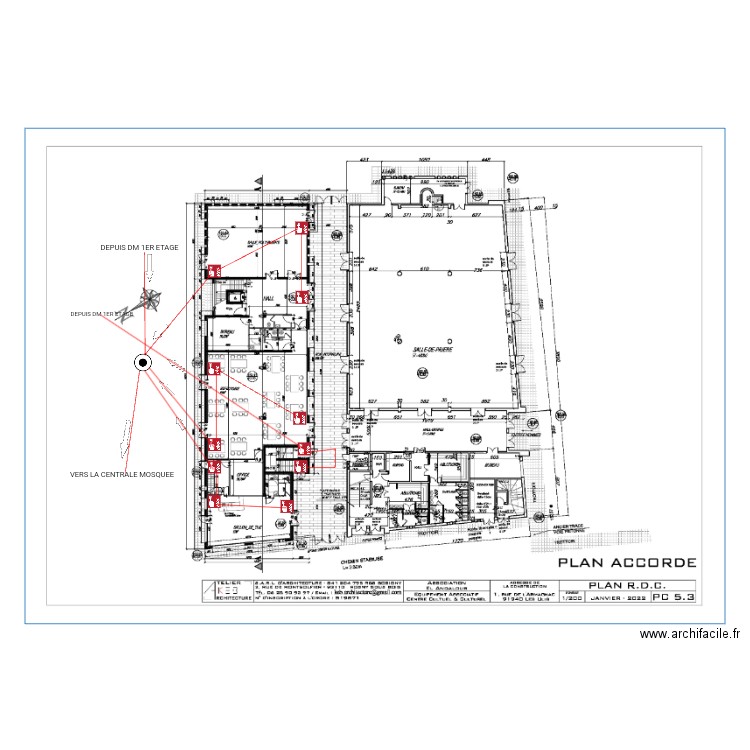 DM RDC. Plan de 0 pièce et 0 m2