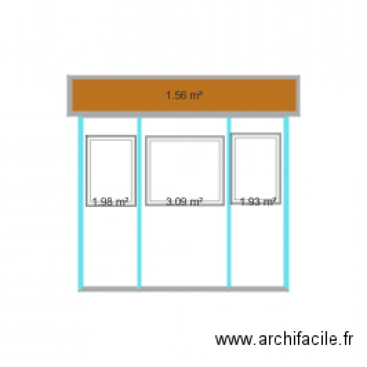 Façades caburotes. Plan de 0 pièce et 0 m2