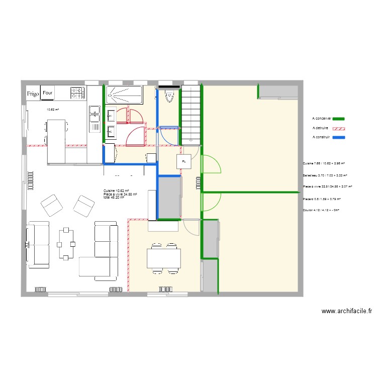 Maison Projet V8 . Plan de 0 pièce et 0 m2