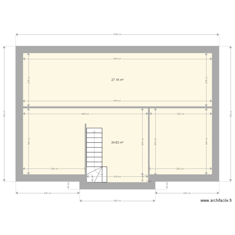 Ludmann étage. Plan de 0 pièce et 0 m2