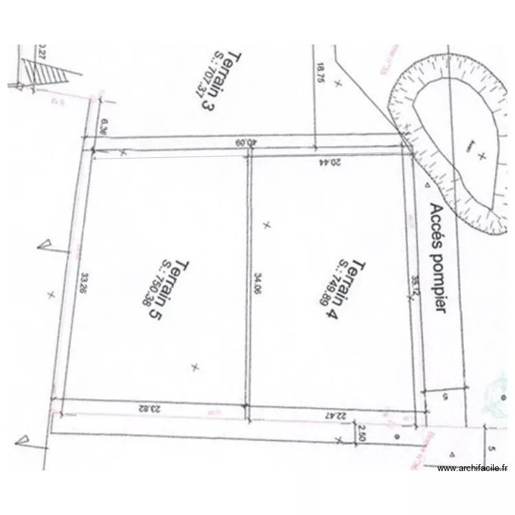 plans de masse trans lot 4. Plan de 