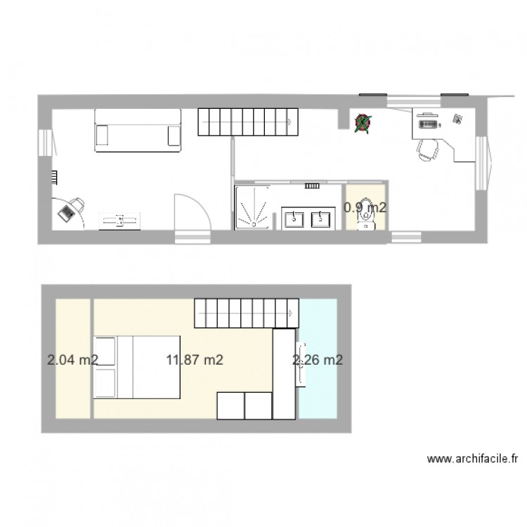 CHAMBRE PARENTS. Plan de 0 pièce et 0 m2