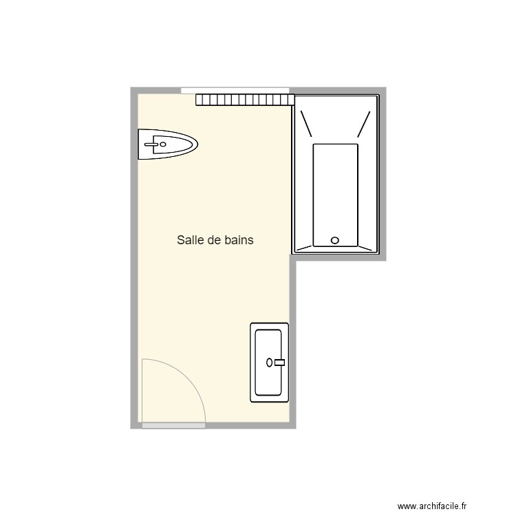 plan avant travaux Le Verge. Plan de 0 pièce et 0 m2