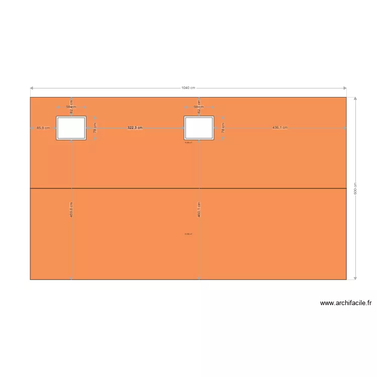 PLAN Projet toiture grange MODIFICATIONS. Plan de PLAN Projet toiture grange MODIFICATIONS. Plan de