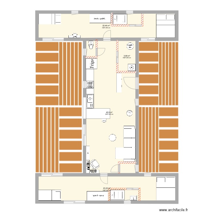 containerTER. Plan de 0 pièce et 0 m2