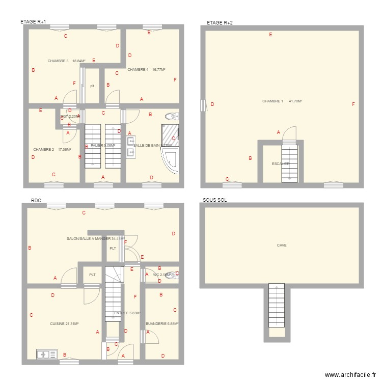 senon. Plan de 0 pièce et 0 m2