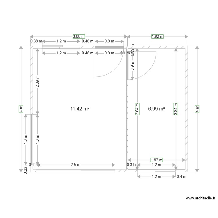 batiment administratif. Plan de 0 pièce et 0 m2