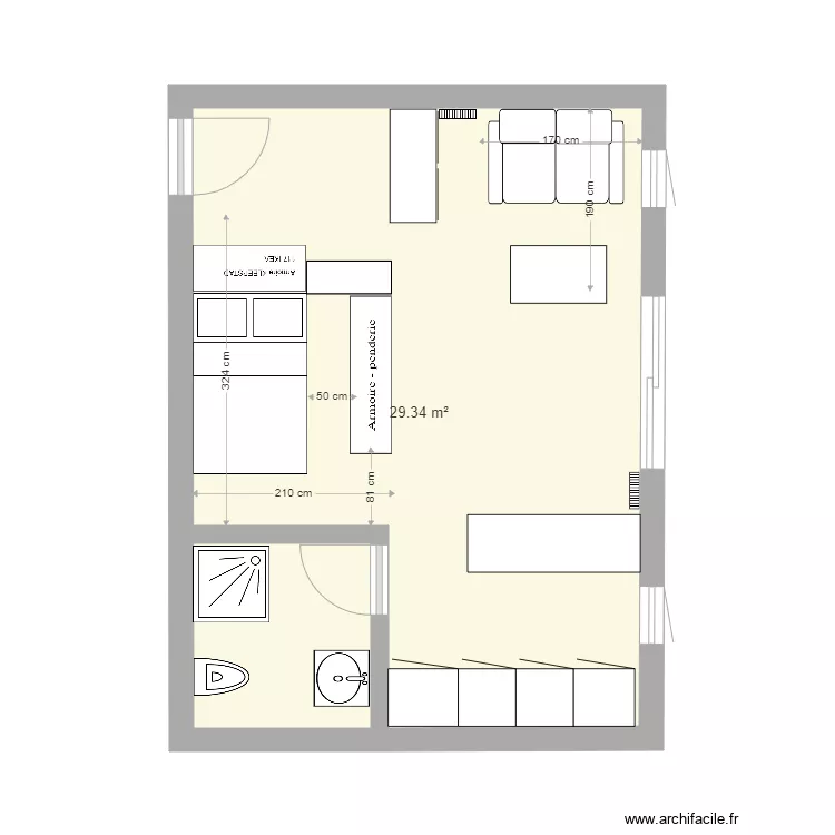 APPART VERO. Plan de 