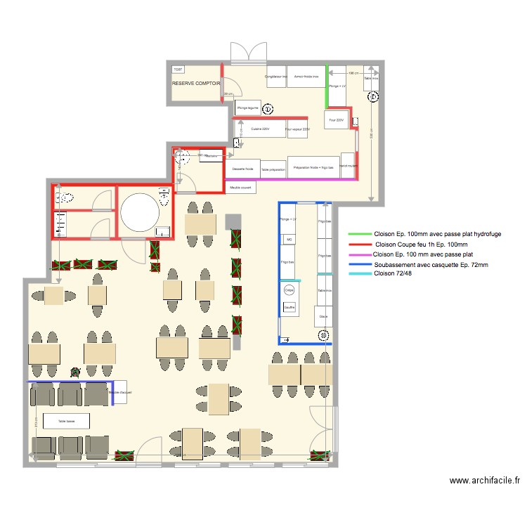 Cuisine 6. Plan de 0 pièce et 0 m2