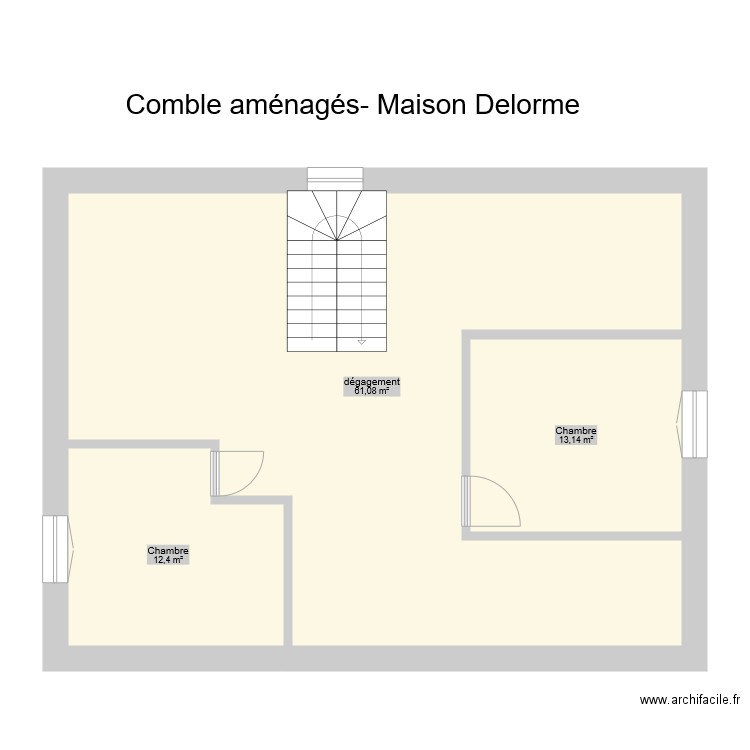 Delorme  2ème étage. Plan de 0 pièce et 0 m2