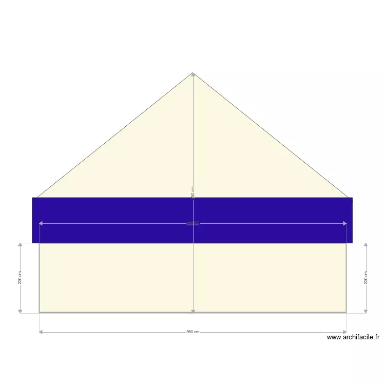 PIGNON OUEST. Plan de 