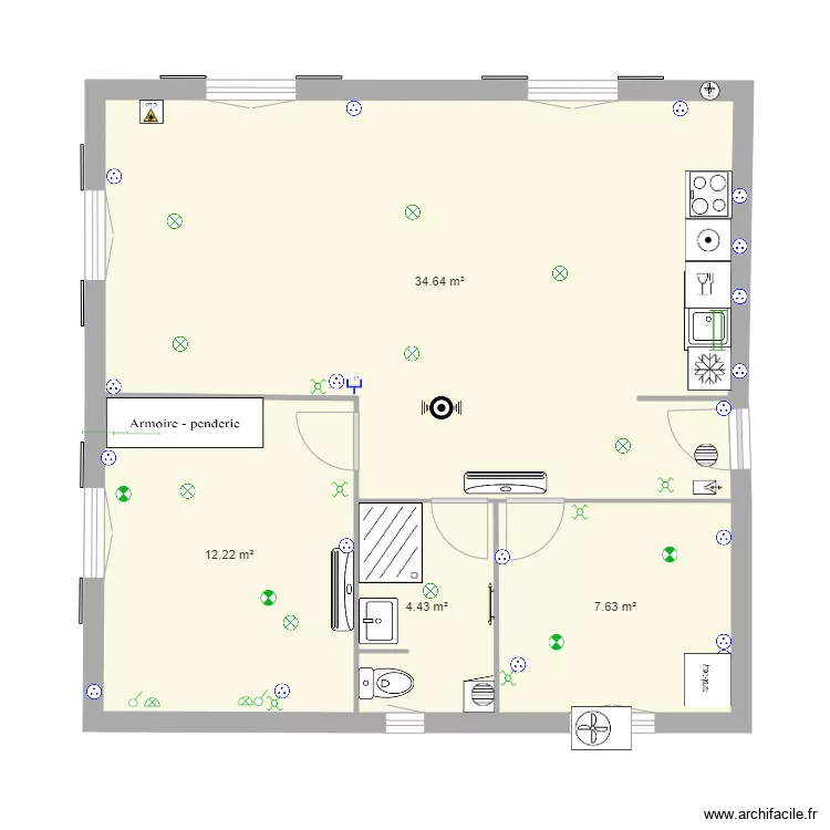 plan villefranche grand sejour electricite. Plan de 