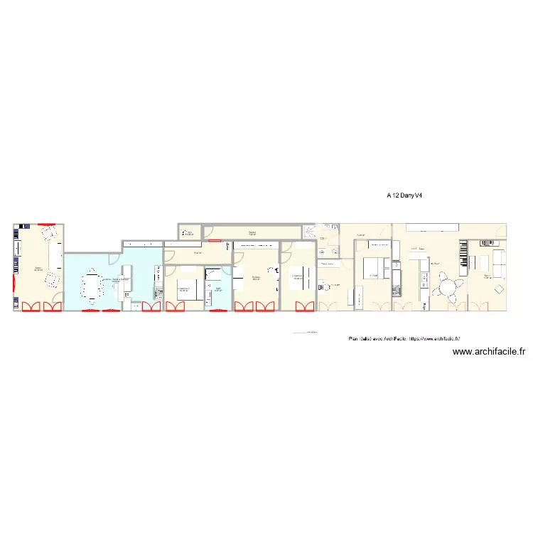 A 11 12 V4 Thierry Dany. Plan de 