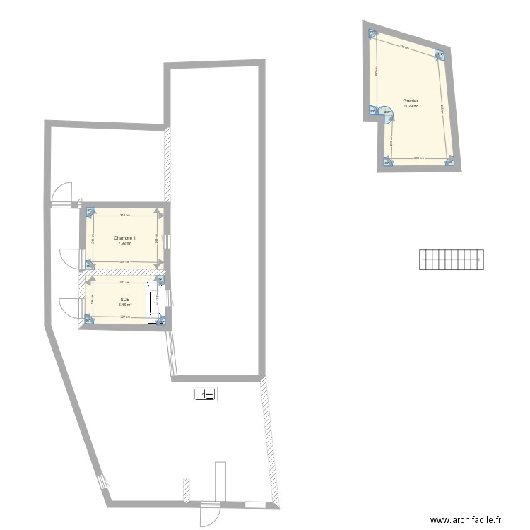 Maison Longueville. Plan de 0 pièce et 0 m2