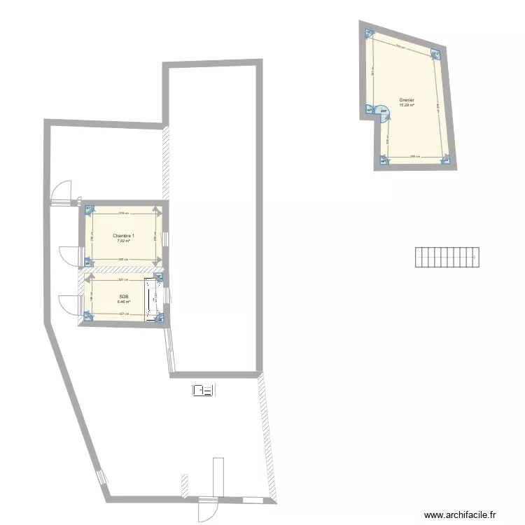 Maison Longueville. Plan de 