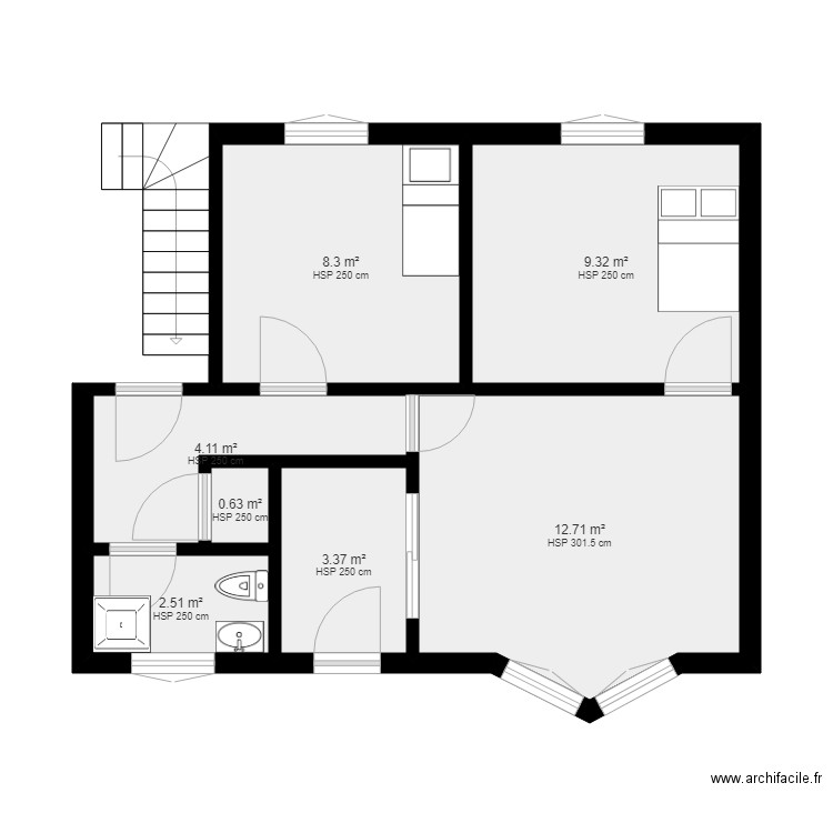 essai . Plan de 0 pièce et 0 m2