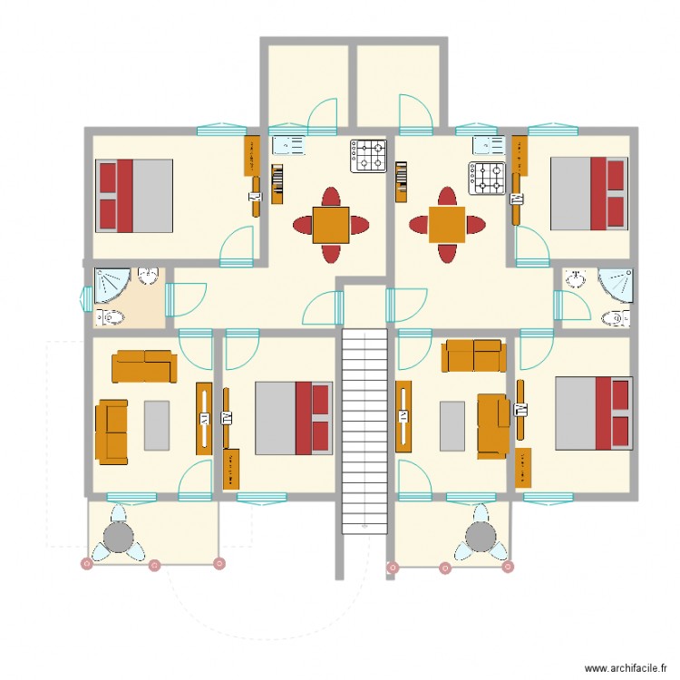 draft1 etage carama. Plan de 0 pièce et 0 m2