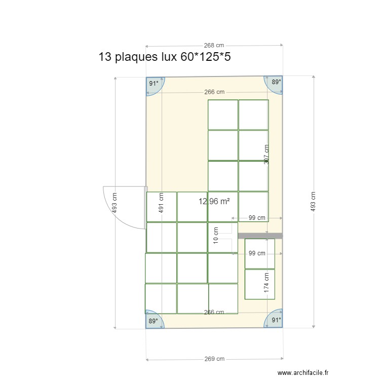 CARRELAGE douche du bas. Plan de 0 pièce et 0 m2