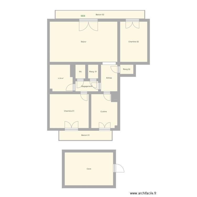 780807856-MAISONS-HENDICE-CROQUIS. Plan de 14 pièces et 99 m2