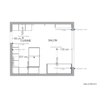 Cuisine et Salon et Terrasse Interrupteurs