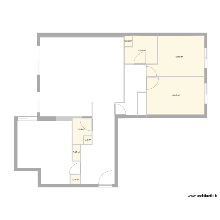 Appartement Catherine complet FEV 2022. Plan de 8 pièces et 29 m2