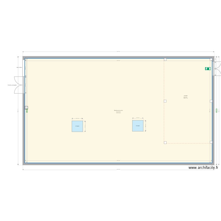 Stock Privé Sartrouville  Avant travaux. Plan de 0 pièce et 0 m2