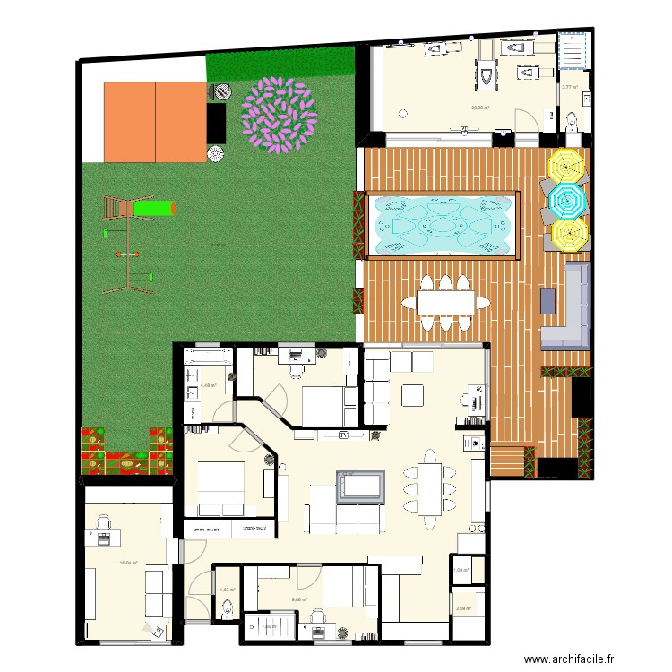 Maison Daux V2. Plan de 0 pièce et 0 m2