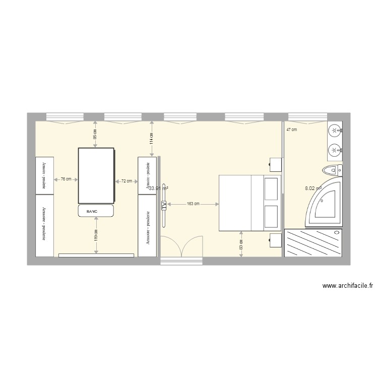 JB CLAIRE. Plan de 0 pièce et 0 m2