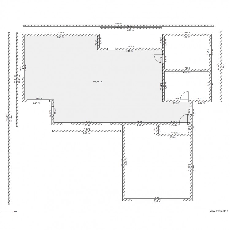 Sous sol. Plan de 0 pièce et 0 m2