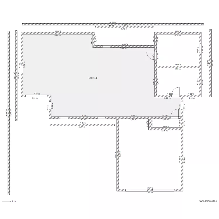 Sous sol. Plan de 