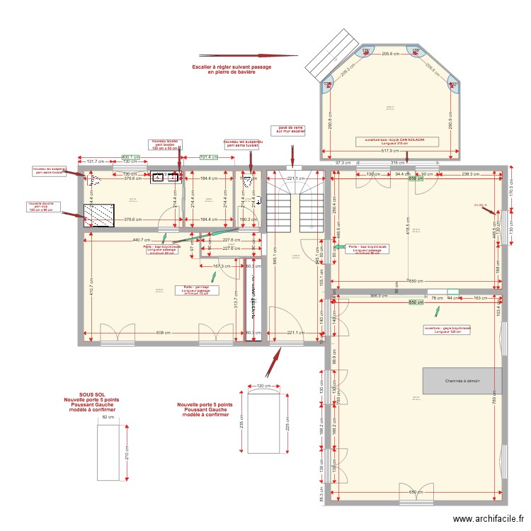 Erdem RDCH SANS MEUBLES 28 10 2019. Plan de 0 pièce et 0 m2