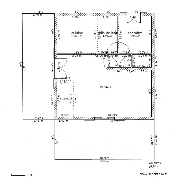 rez de chaussée. Plan de 0 pièce et 0 m2