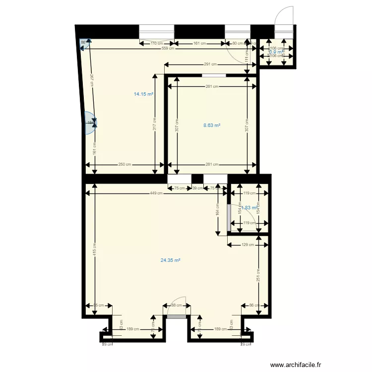 Romainville RDC restau. Plan de 