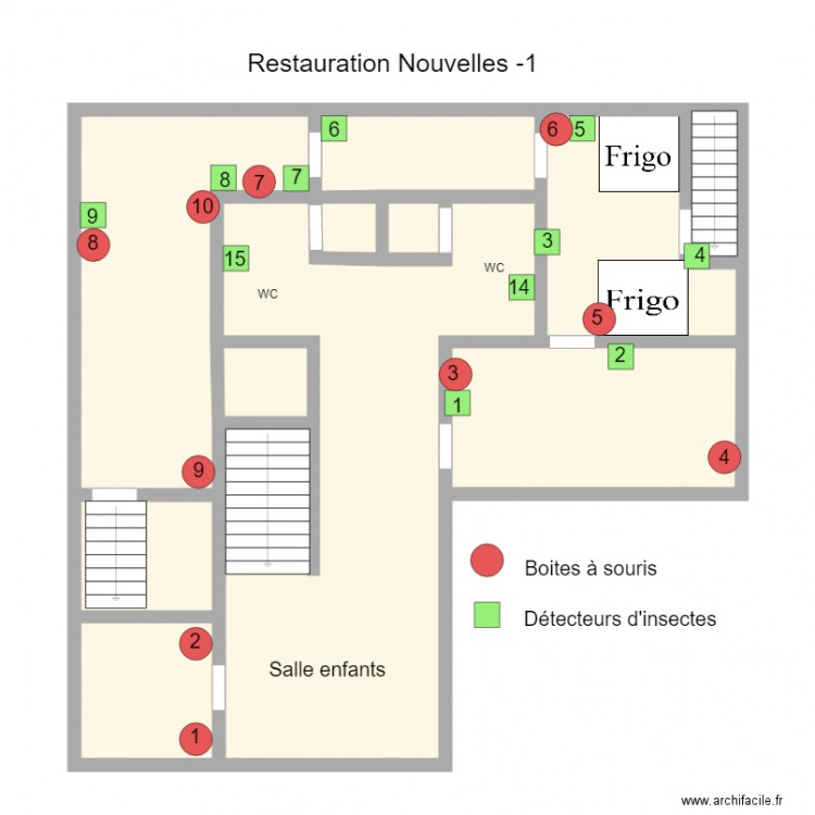 58685. Plan de 0 pièce et 0 m2