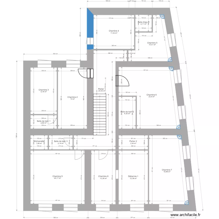 Saint Fulgent Etage. Plan de 
