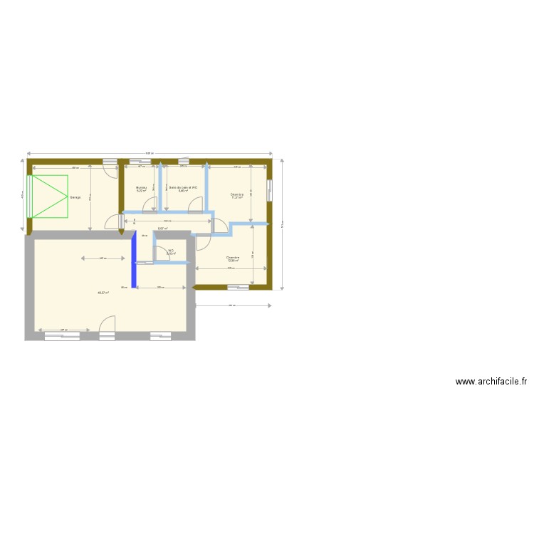 Maison les jaunais extension ref. Plan de 0 pièce et 0 m2