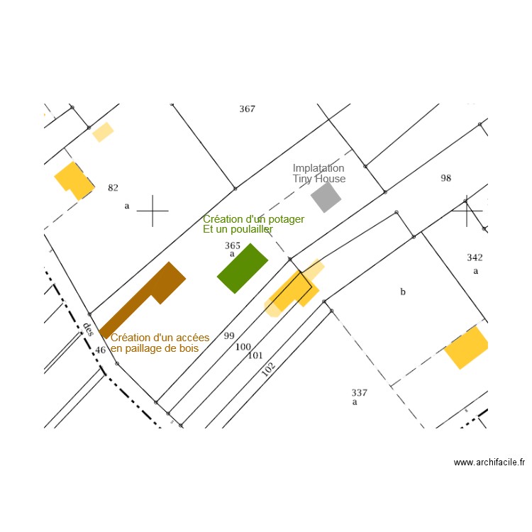 tiny. Plan de 0 pièce et 0 m2